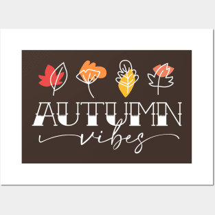 Autumn Vibes (negative version) Posters and Art